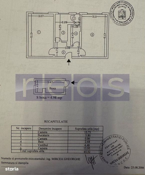 Vanzare 2 Camere | Floreasca | Mobilat-Utilat | 45Mp | Renovat Total