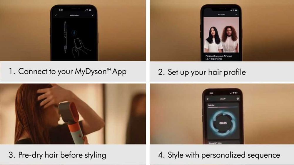 Мультистайлер и фен Dyson Airwrap id в цвете красный Red velvet NEW