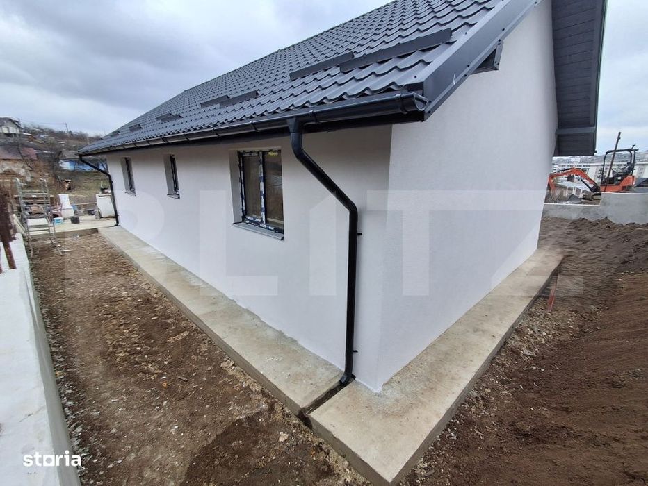 Casa 3 camere, 86mp, 310 mp teren, cu terasa si beci, Visani