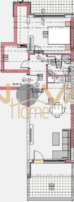 Продава се Двустаен апартамент в Варна, Владислав Варненчик - 70 кв.м за 642 €/кв.м - Снимка #2