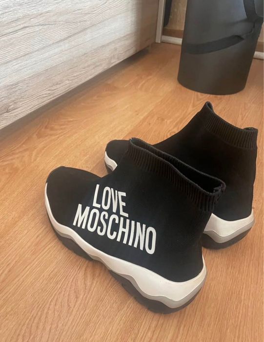 Обувки чорап Moschino