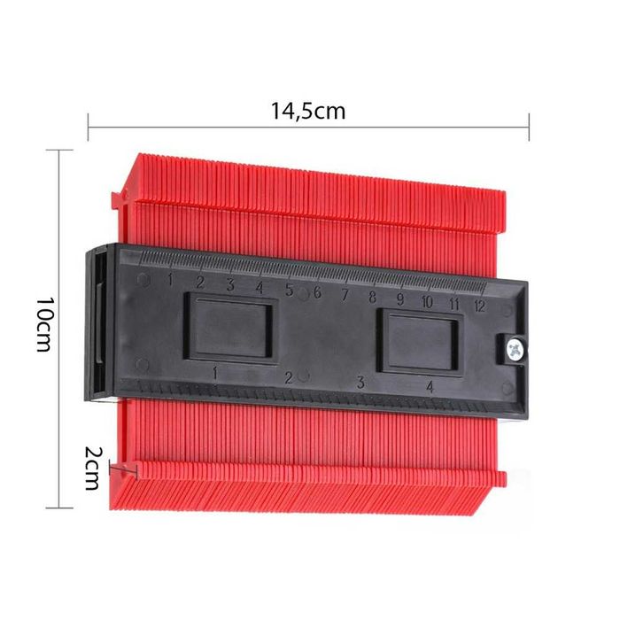 Шаблон на майстора уред за измерване на неравности ъгли линия