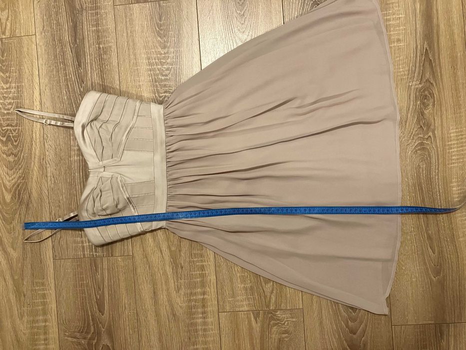 Rochie bej cu corset Warehouse Spotlight S UK8