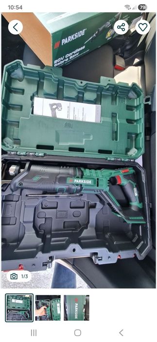 Vând ferastrau sabie Parkside 20v