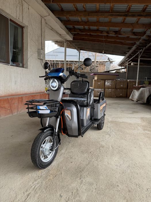 Элеутро трицикл трех колесный