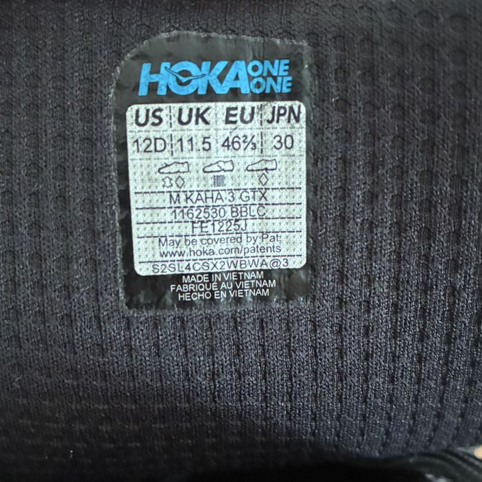 Bocanci Hoka Kaha 3 GTX - EU 46 1/2 - impecabili 10/10. Purtati de test 1 data