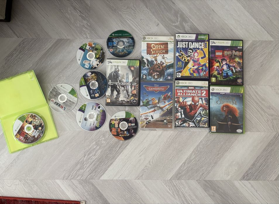 Xbox 360 Slim черный