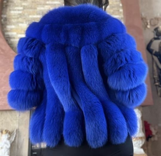 Haina blana naturala vulpe