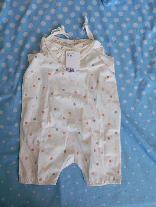 2 Salopete noi cu etichete, H&M, 98 cm, fetite