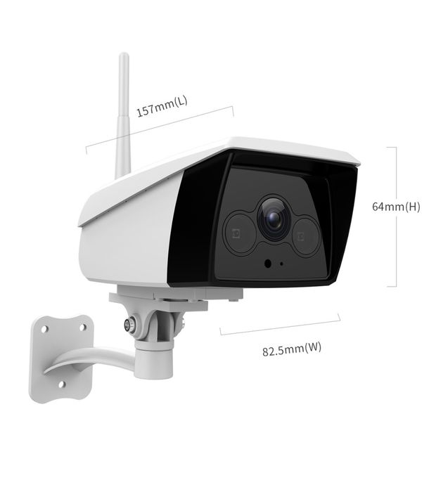 2x Camere supraveghere EbitCam ELV4 4MP WiFi, 1520p, IP66