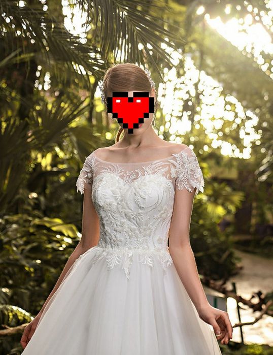 Rochie de mireasa Eden Bride de tip Printesa, Marimea S/M, Ploiesti