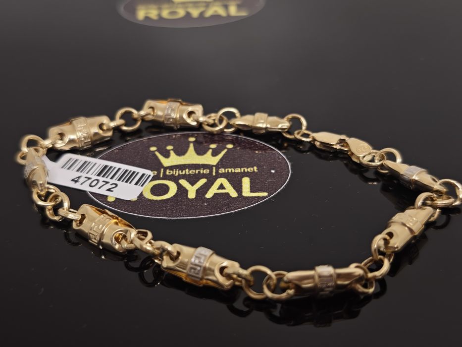 Bijuteria Royal: Brățară aur 14k 5.13 gr
