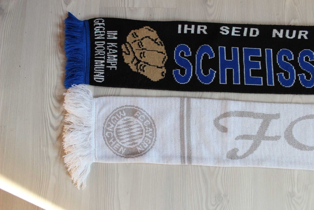 Set 2 fulare BAYERN MUNCHEN, Scheiss Dortmund, produse oficiale