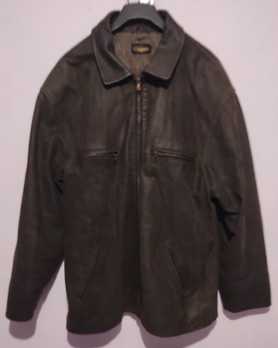 Geaca Piele maro ATNEI, mărimea XL-,XXL