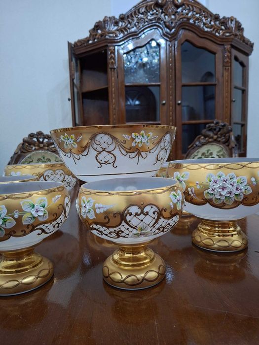 Богемское стекло вазы