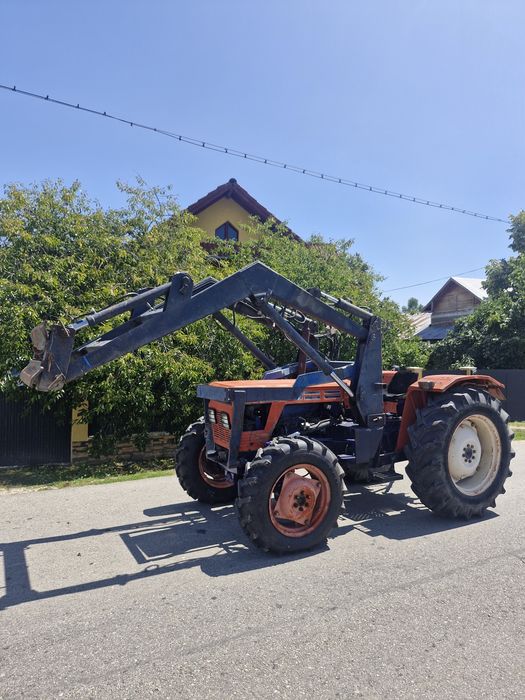 Tractor Same 4×4 cu încărcător frontal!