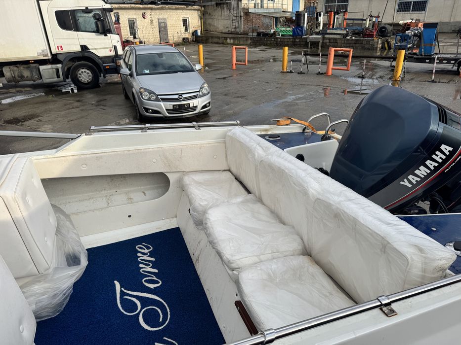 Gobbi sport boat + Yamaha 115 V4 + peridoc/trailer – ready de apă