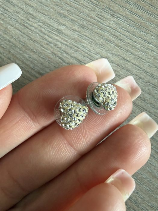 Обици Swarovski сребърни