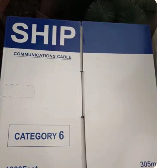 Кабель витая пара SHIP Cat.6 UTP (305 метров) — Новая бухта