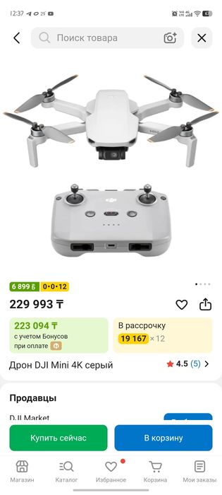 Дрон DJI Mini 4K