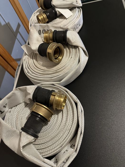 Furtun plat DN45 20m cu racorduri – pompă apă / irigații / PSI