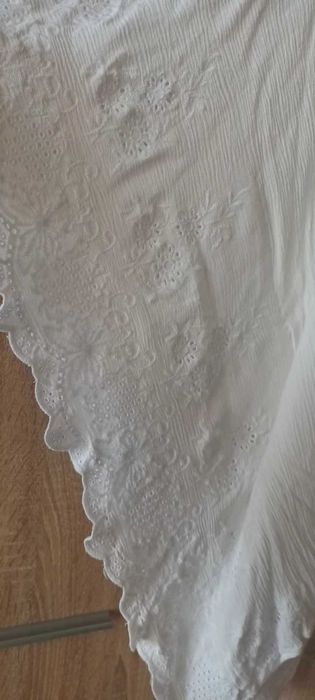 kimono alb brodat superb