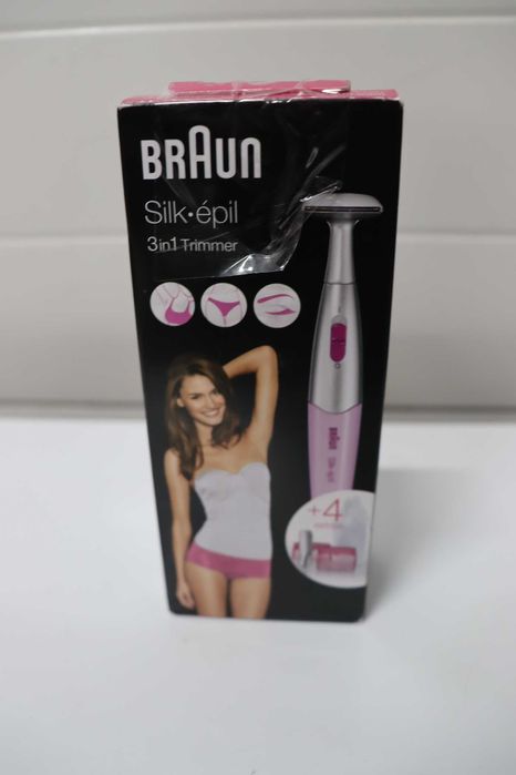Тример Braun Silk-épil 3 in 1, За оформяне на бикини зоната и лице
