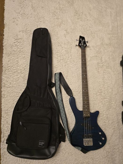 Chitara bass Washburn T14Q +husa ibanez/schimb