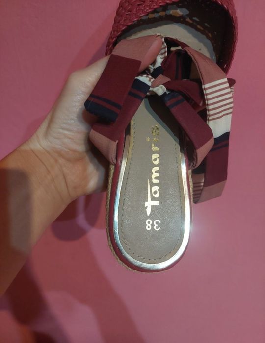 Saboți tip sandala,mărime 38,Tamaris