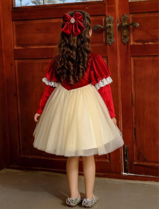 Rochita printesa rosie craciun/ halloween