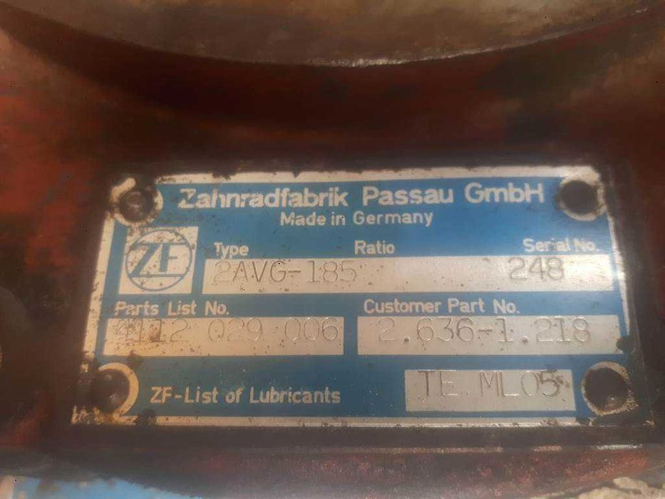 Transmisie ZF 2AVG-185 - Piese de schimb ZF