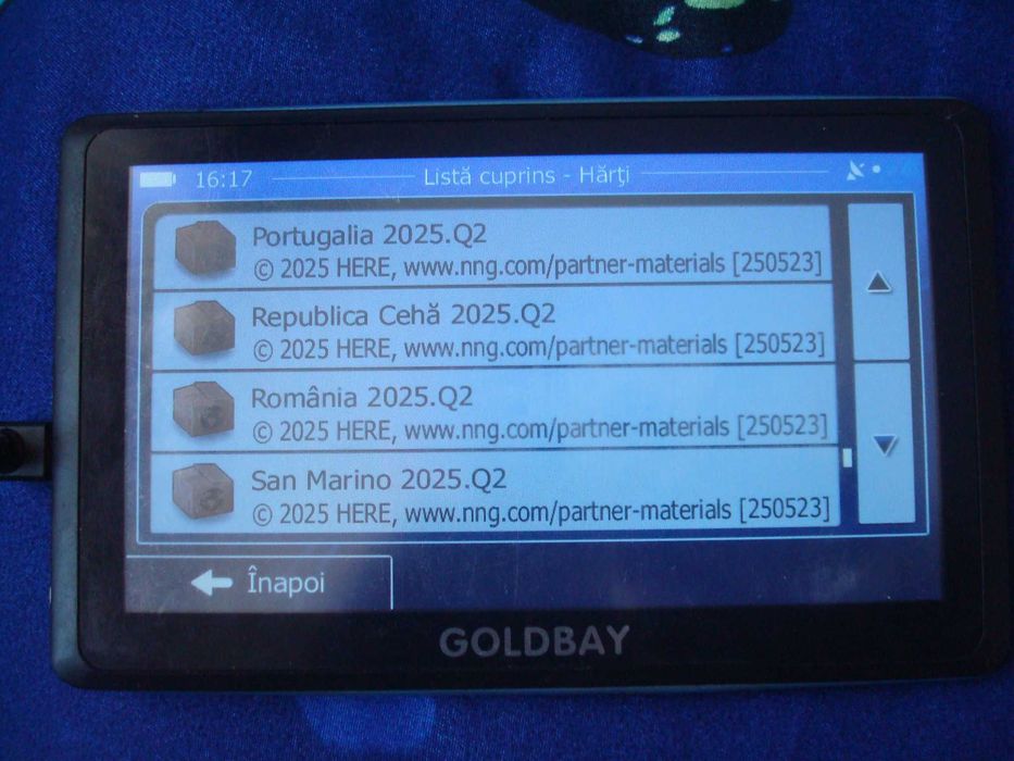 Gps navigatie 7 inch GoldBAY,16GB,256 MB RAM , IGO Primo harta camion Full Europa