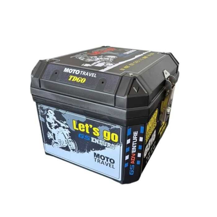 Куфар за Мотоциклет , атв , мотор ,скутер  - Цветен  - 45 ЛИТРА