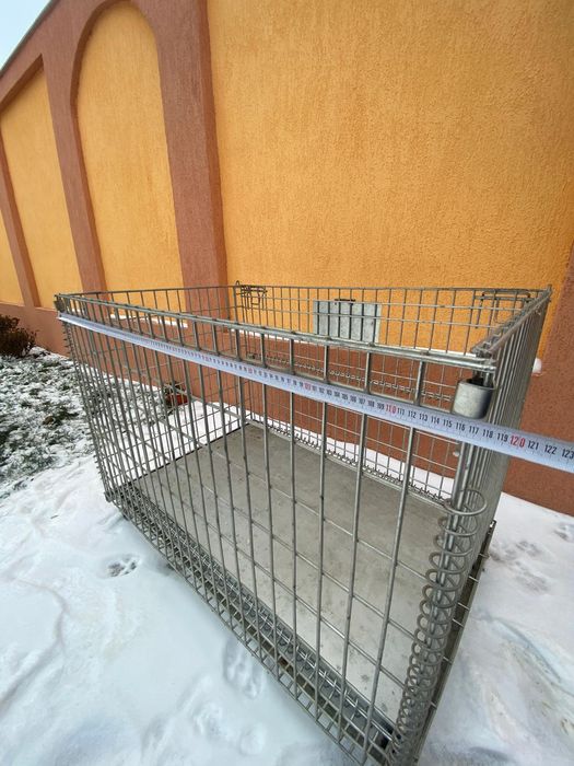 Boxpaleți metalice pliabili  120x80x90