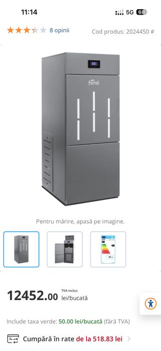 Centrala peleti 30kw