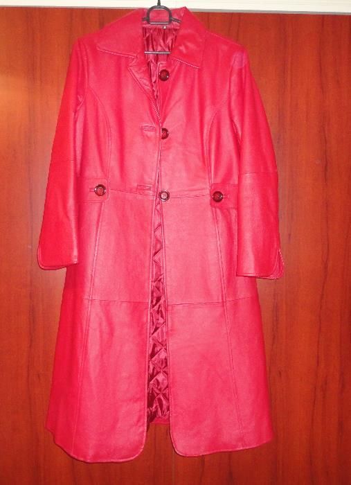 Haina Piele naturala matlasata M noua