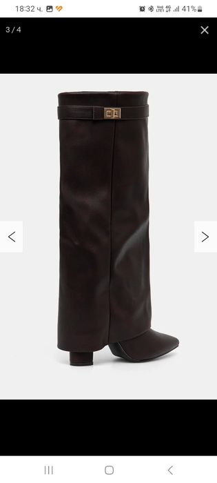 Дамски ботуши бордо