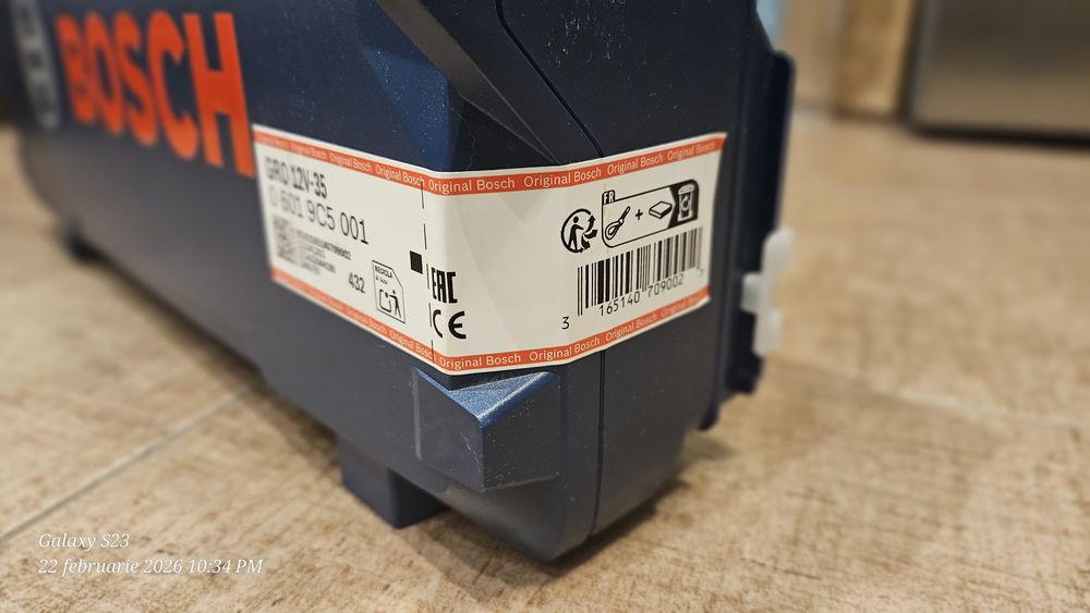 Mașină Bosch Professional GDR 18v-200c si Polizor Bosch GRO 12V-35 Noi