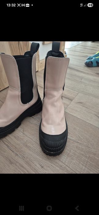 Ghete înalte piele 37