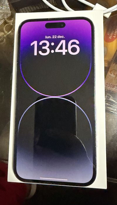 Vand Iphone 14 ProMax , DeepPurple , 256gb+36 de huse