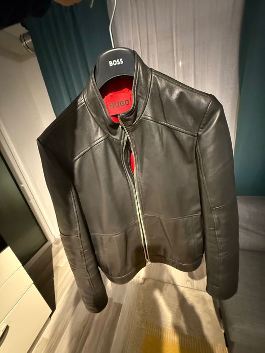 Geaca piele Hugo Boss