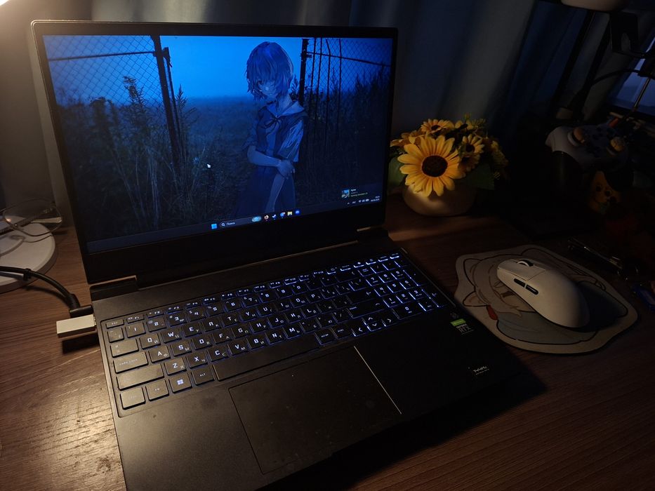 Игровой ноутбук HP Victus 15 в идеальном состоянии!