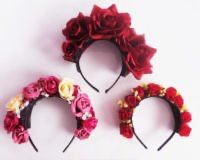 Ободок с цветами