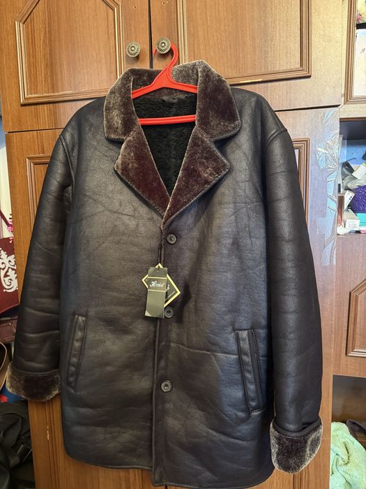 Новый дубленка с этикеткой