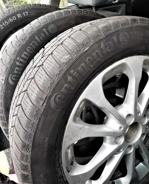 Roti complete 215/60 R17  Continental  EcoContact 3
