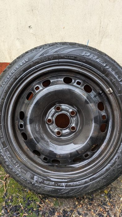 Set 4 Jante Oțel Originale VW AG 15 inch – 5x100 – Golf 4, Octavia 1,