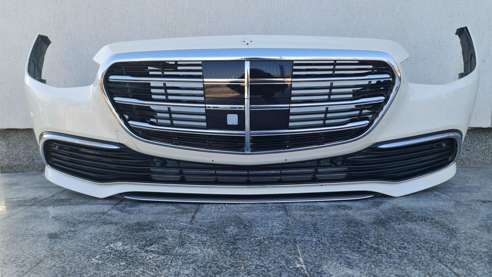 Spoiler bara fata completa grila suport Mercedes S w223 a223 2020+