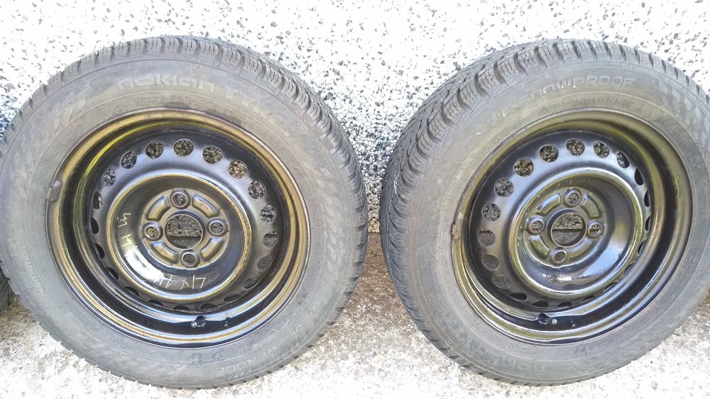 Зимни гуми с метални джанти, Nokian Snowproof и Continental TS 860
