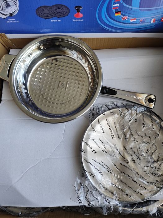 Нов луксозен комплект  съдове за готвене от 17 части