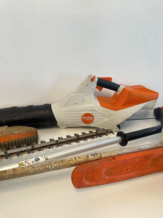 Lot scule STIHL profesionale acumulator AP300S drujba suflanta motocoasa
